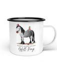 Emaille-Tasse "Apfell-Pony"