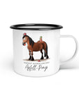 Emaille-Tasse "Apfell-Pony"