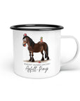 Emaille-Tasse "Apfell-Pony"