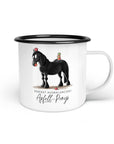 Emaille-Tasse "Apfell-Pony"