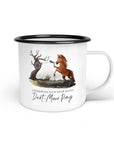 Emaille-Tasse "Dart-Moor Pony"