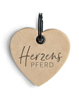 Lederanhänger "Herzenspferd"