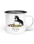 Emaille-Tasse "Mäh-Ross"