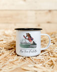 Emaille-Tasse "Miss-touri Foxtrotter"