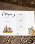 Futterplan Haflinger | Druckvorlage