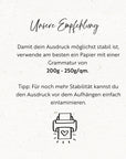 Futterplan Haflinger | Druckvorlage