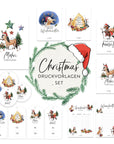 X-Mas Druckvorlagen Set