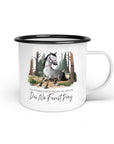 Emaille-Tasse "Nö Forest Pony"