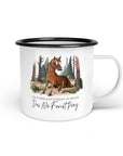 Emaille-Tasse "Nö Forest Pony"