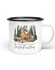 Emaille-Tasse "Nö Forest Pony"