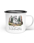 Emaille-Tasse "Nö Forest Pony"