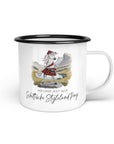 Emaille-Tasse "Schottisches Styleland Pony"