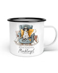 Emaille-Tasse "Mischlingel"