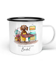 Emaille-Tasse "Backel"