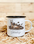 Emaille-Tasse "Schlammlinger"