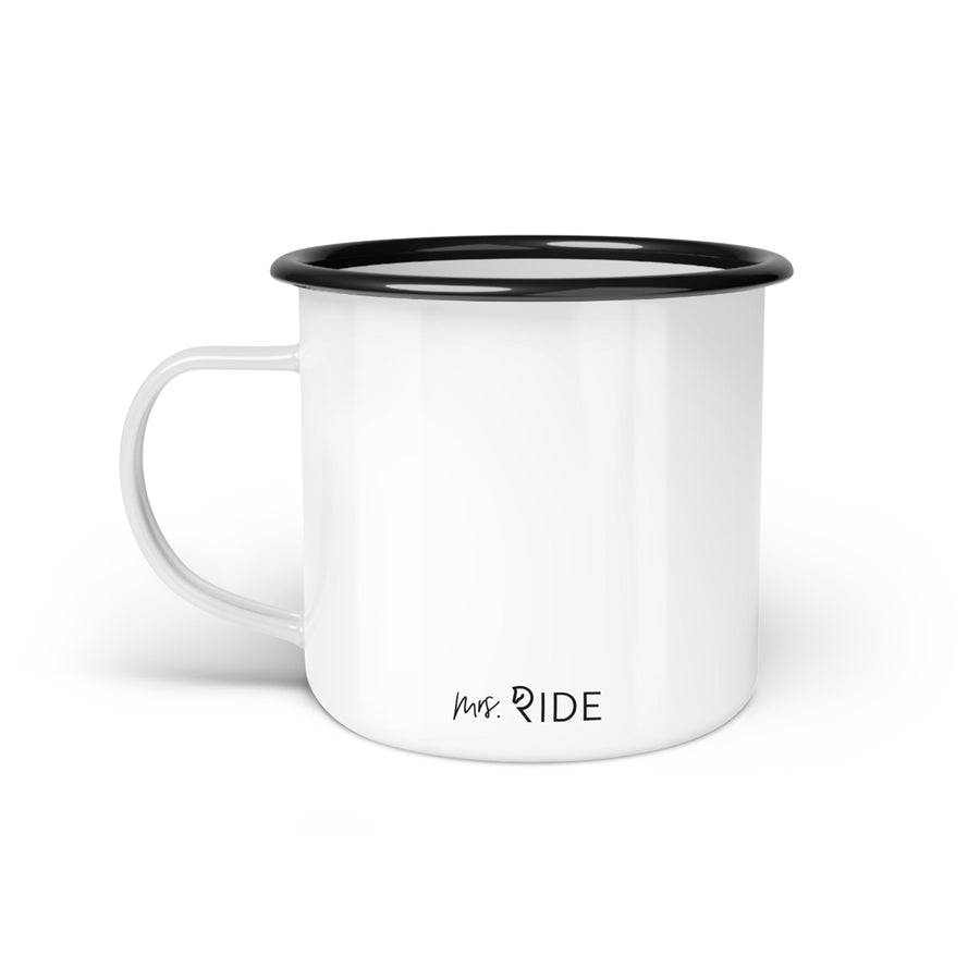 Emaille-Tasse "Osteo-Party"