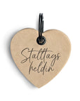 Lederanhänger "Stalltagsheldin"