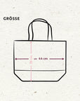Größentabelle Jutetasche