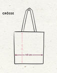 Größentabelle Baumwolltasche
