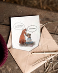 Strohpapier-Postkarte "Bodenarbeit"
