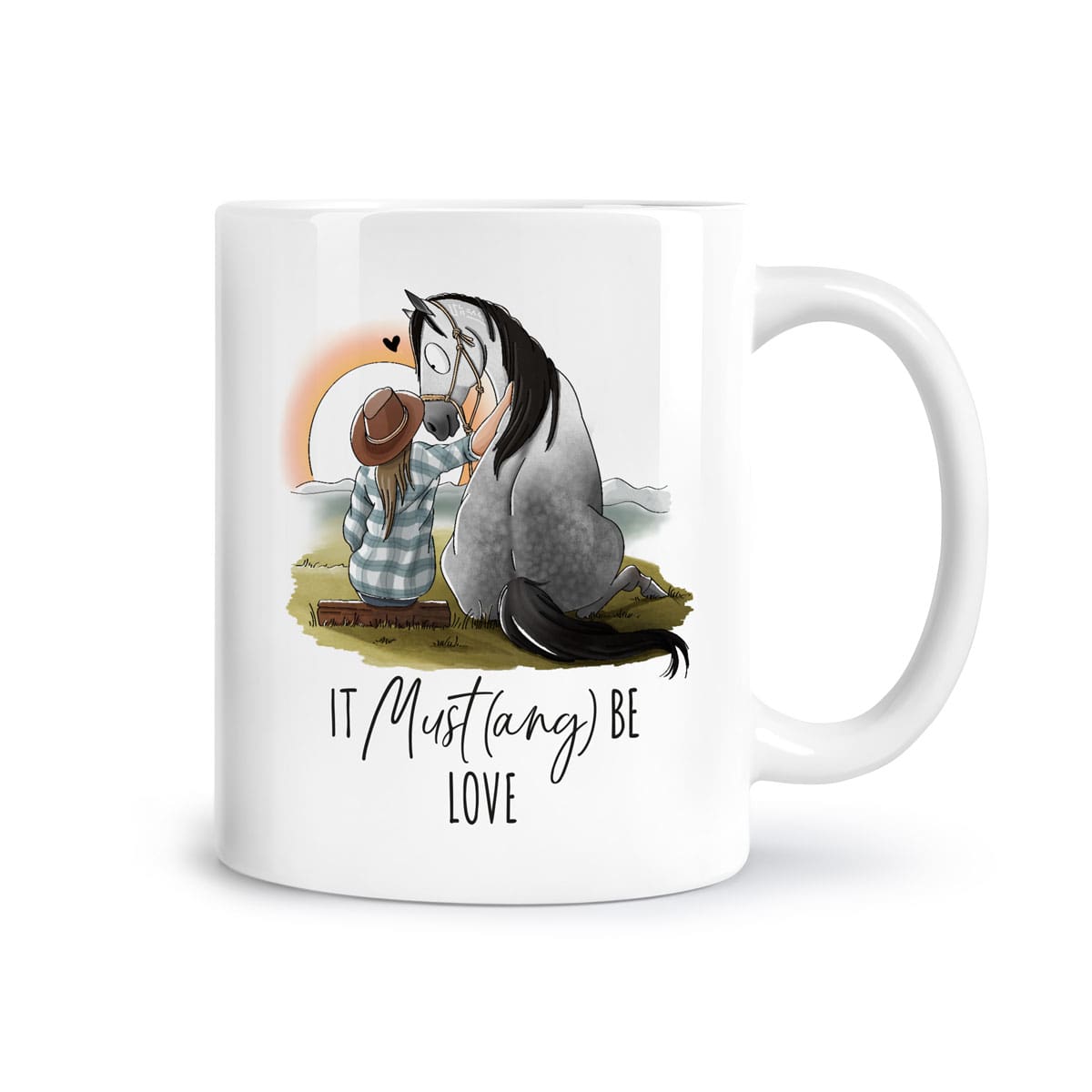 Tasse "It Must(ang) be love"