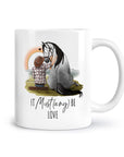 Tasse "It Must(ang) be love"