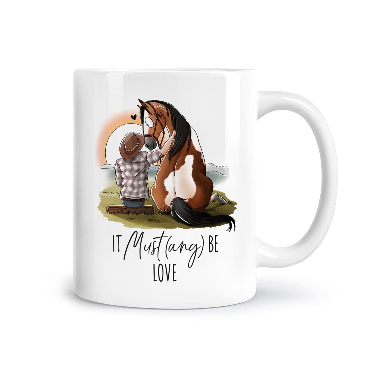 Tasse "It Must(ang) be love"