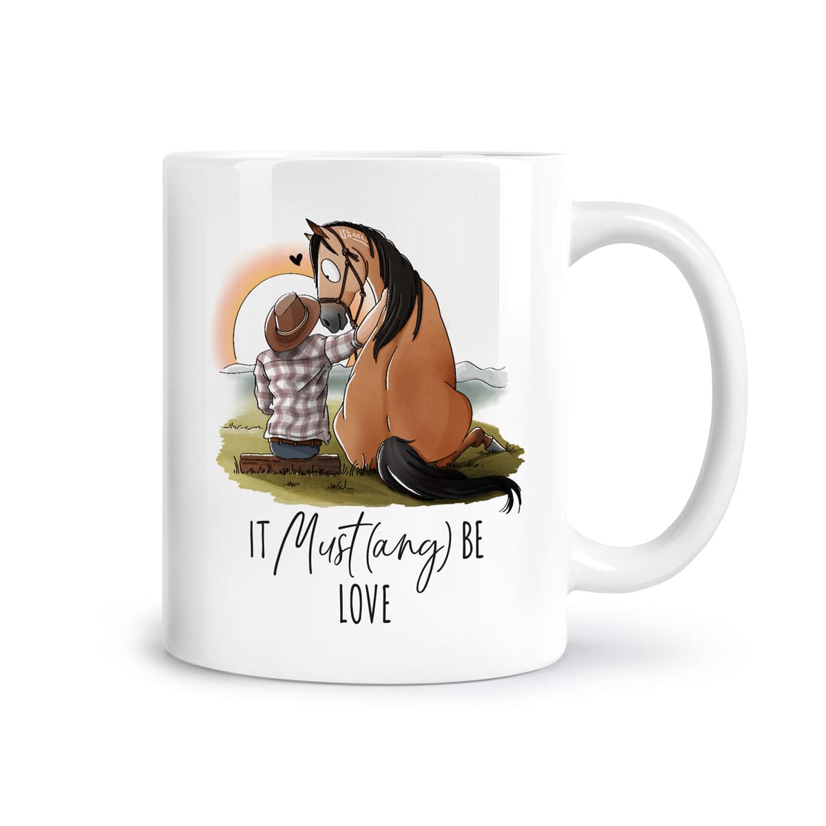 Tasse "It Must(ang) be love"