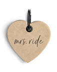 Lederanhänger "mrs. ride"