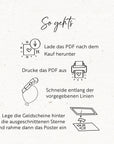 Birthday Geldgeschenk Druckvorlage
