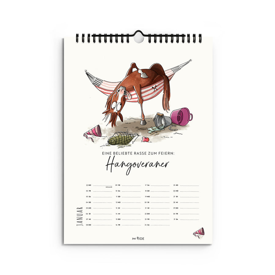 Pferderassen Kalender 2026