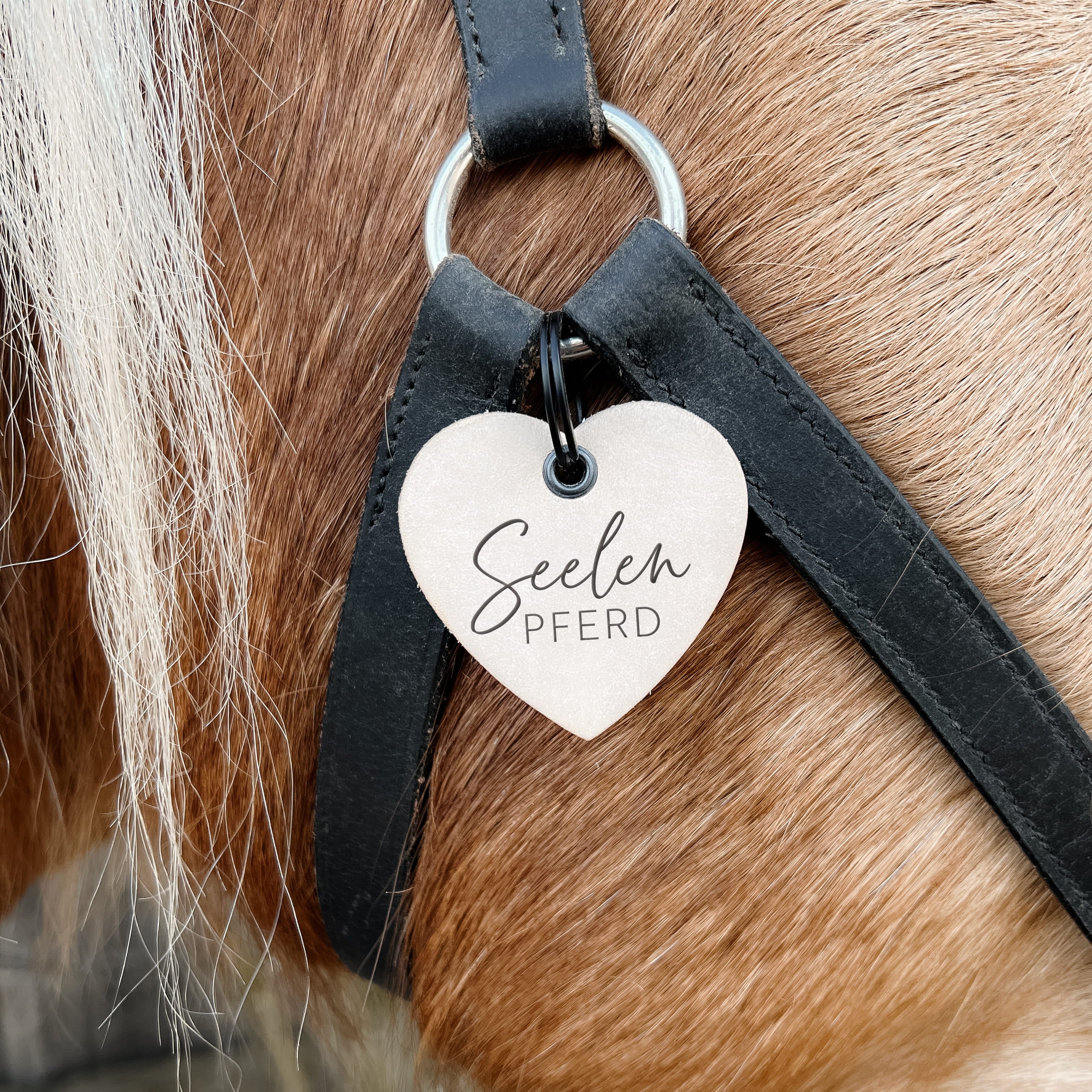 Lederanhänger "Seelenpferd"