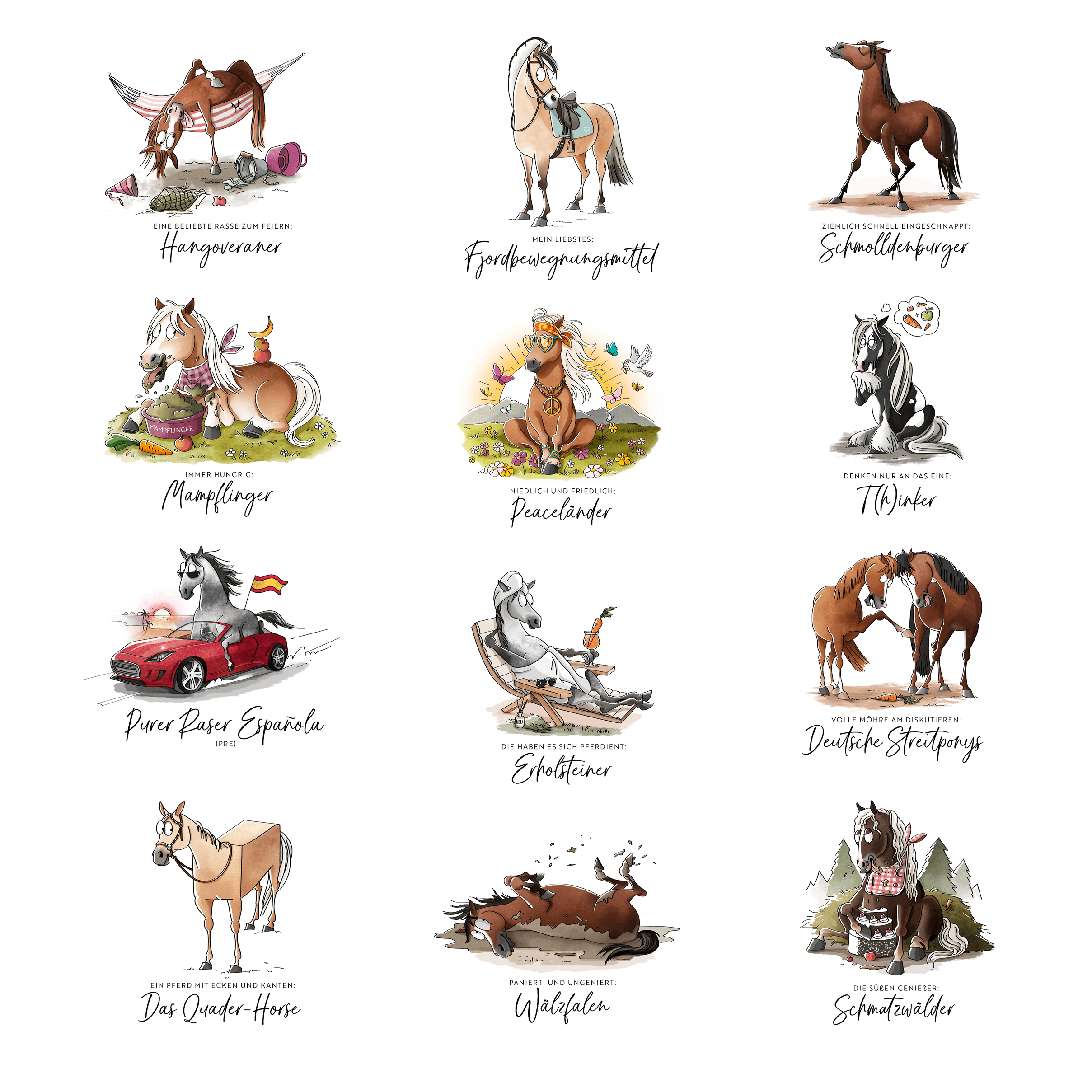 Pferderassen Kalender 2026