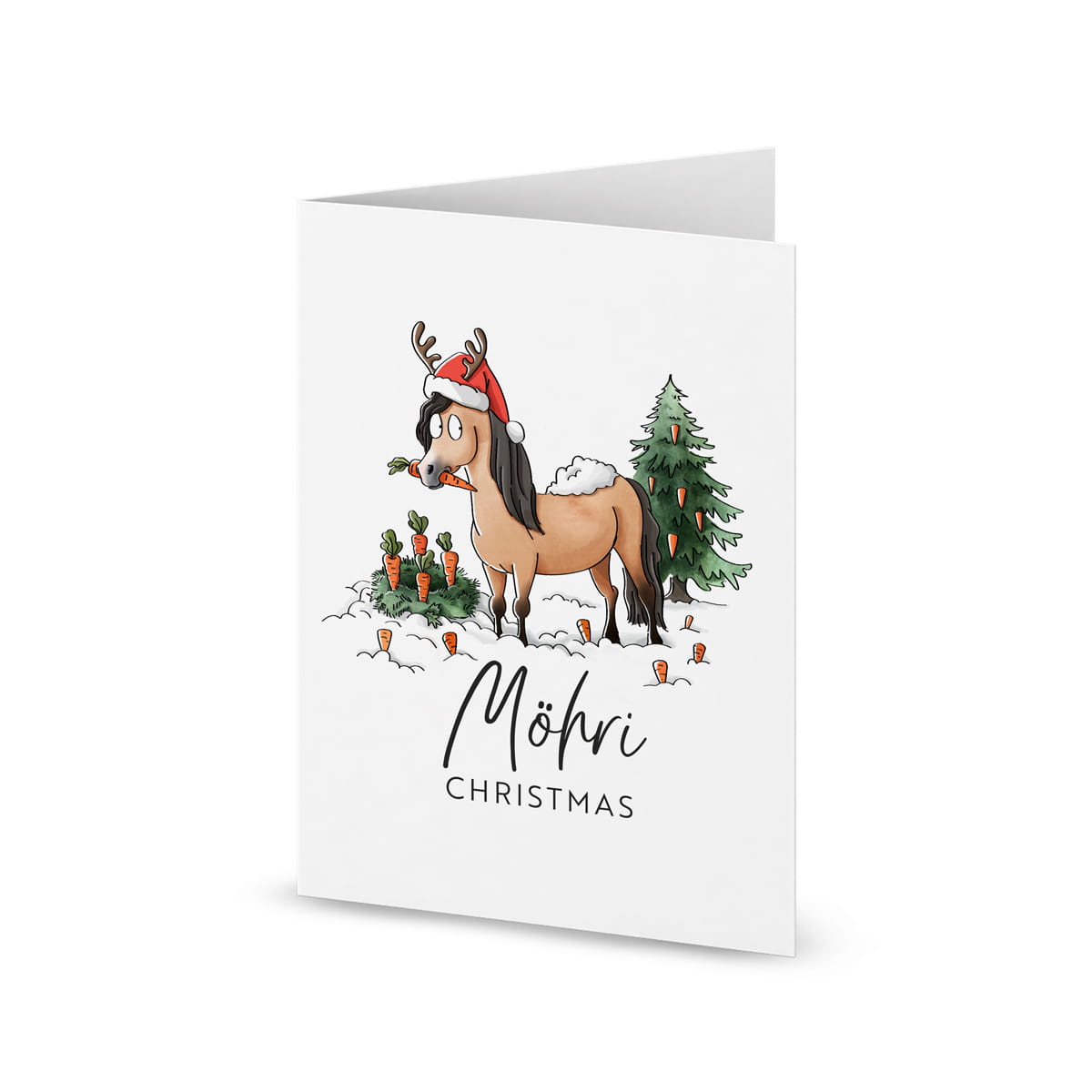 Grußkarte "Möhri Christmas"