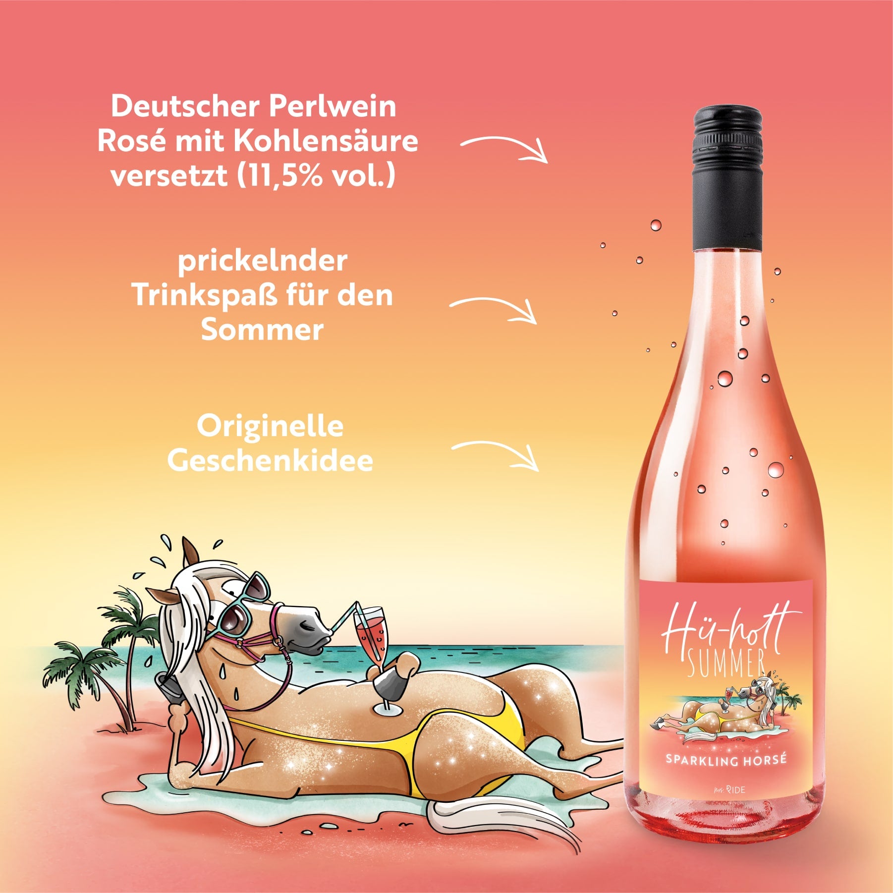 Hü-hott Summer Sparkling Horsé (B-Ware)