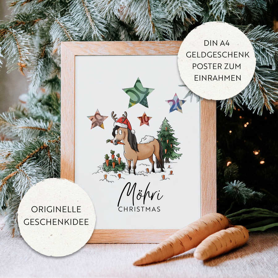 X-Mas Geldgeschenk Druckvorlage