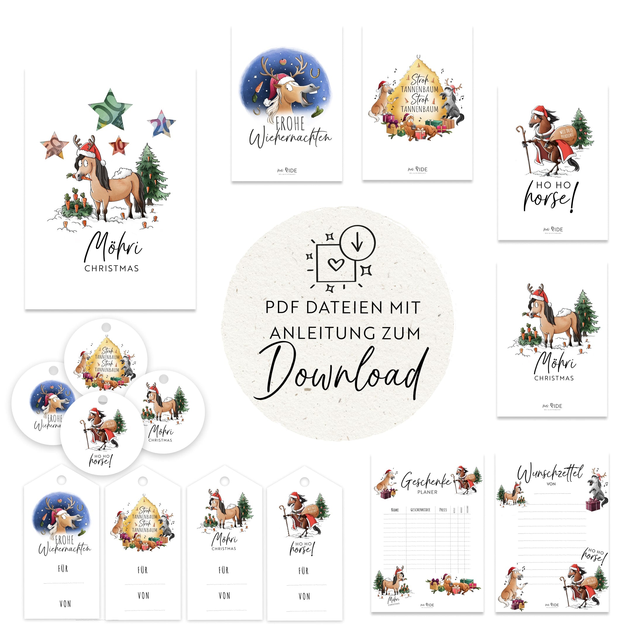 X-Mas Druckvorlagen Set