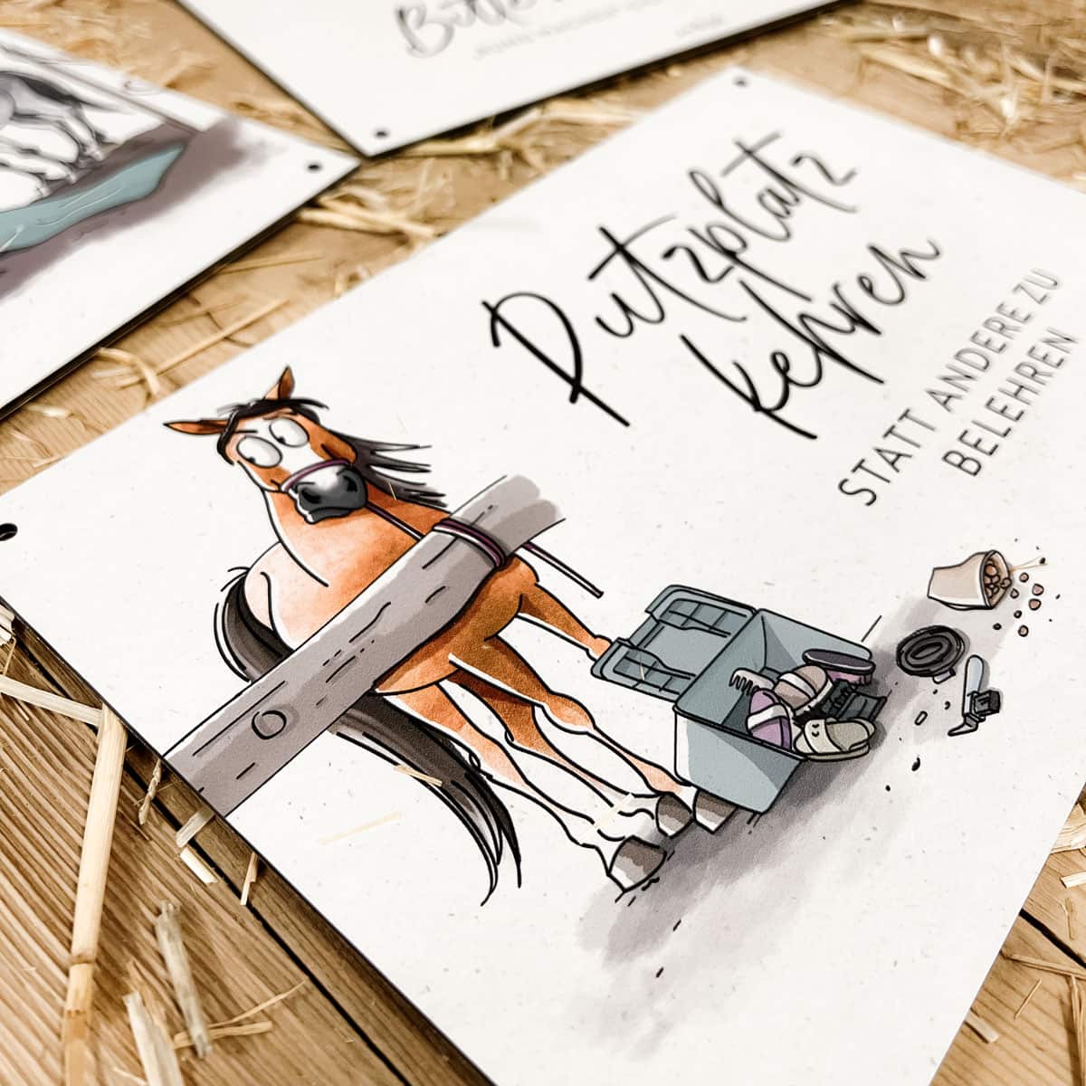 Schild "Putzplatz kehren"