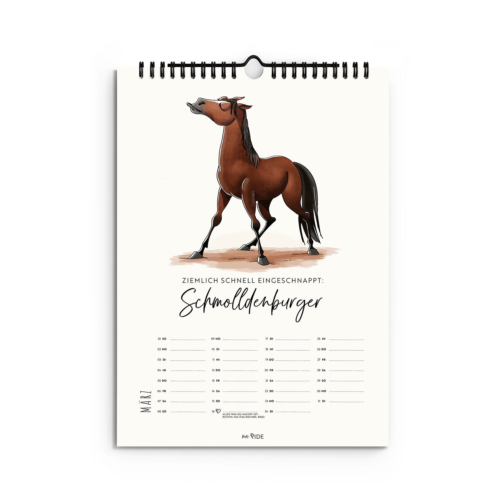 Pferderassen Kalender 2026