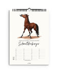 Pferderassen Kalender 2026