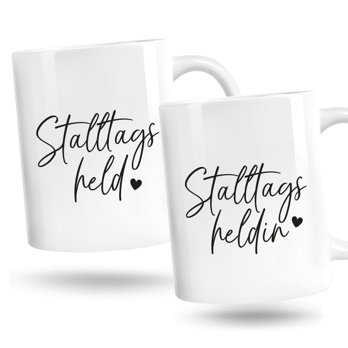 Tassen-Set "Stalltagsheldin & Stalltagsheld "