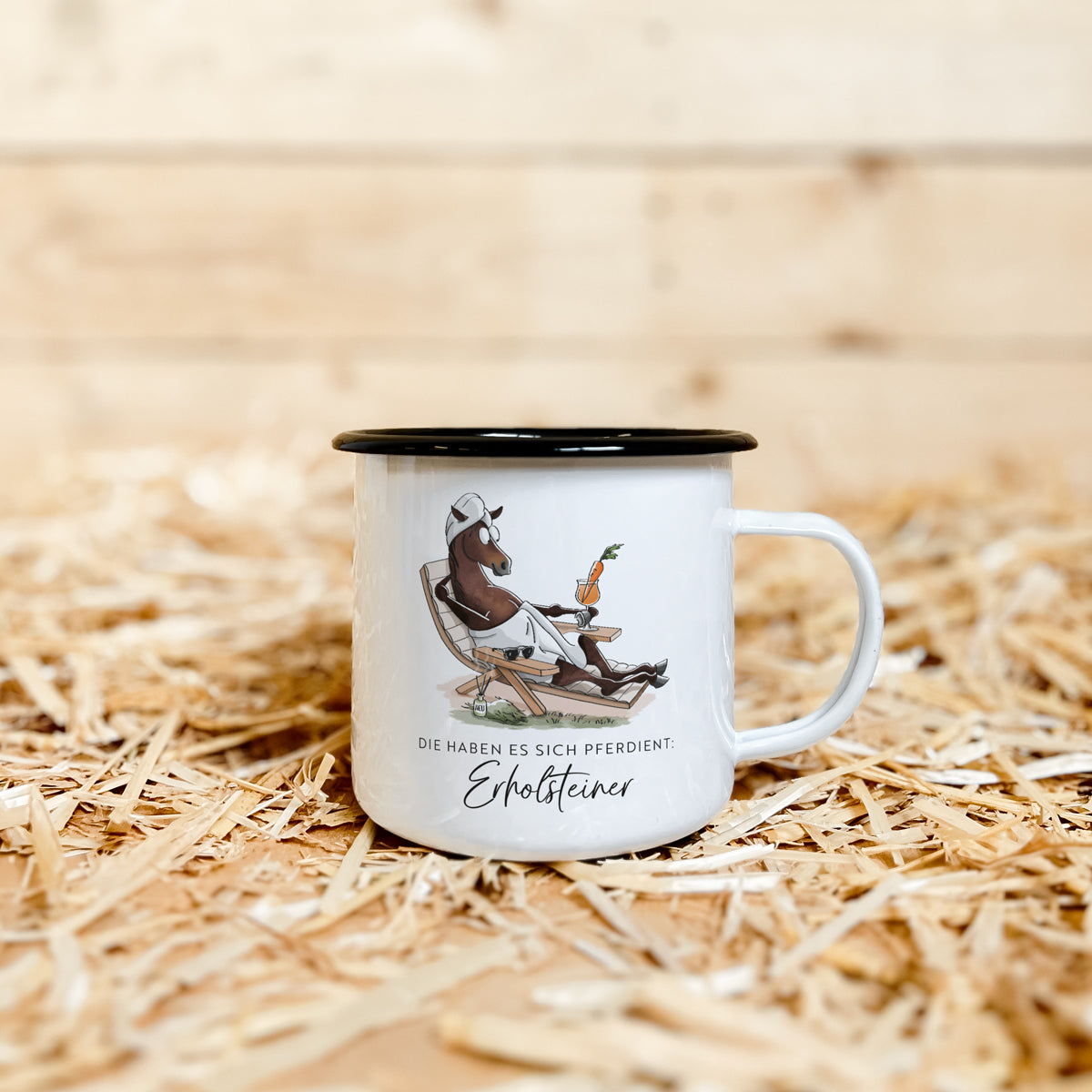 Emaille-Tasse "Erholsteiner"