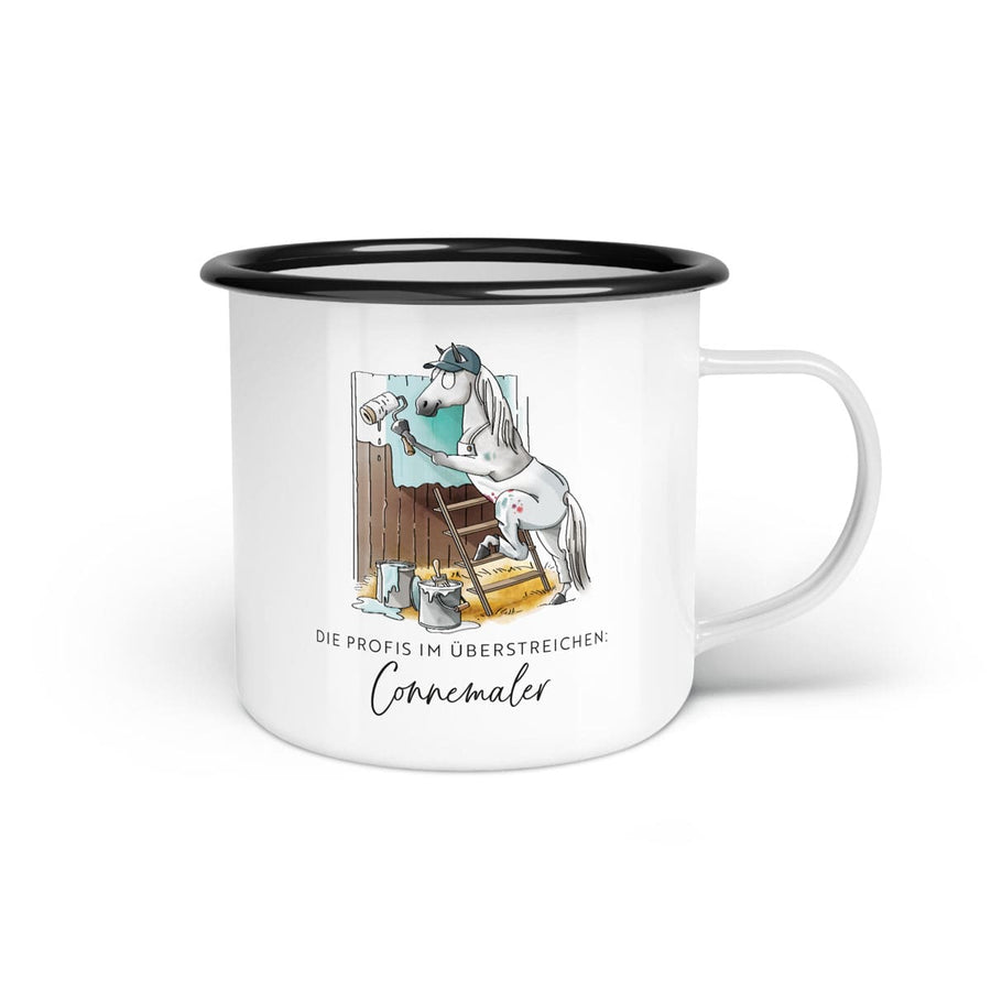 Emaille-Tasse "Connemaler"