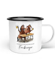 Emaille-Tasse "Freibierger"