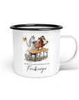 Emaille-Tasse "Freibierger"