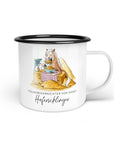 Emaille-Tasse "Haferschlinger"