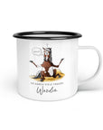 Emaille-Tasse "Wozulen"