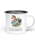 Emaille-Tasse "Irish Short Horse"