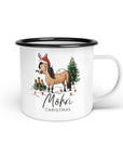 Emaille-Tasse "Möhri Christmas"