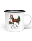 Emaille-Tasse "Möhri Christmas"